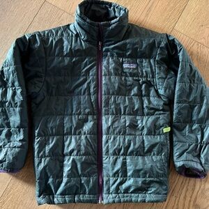 Patagonia Kids' Green Quilted Jacket